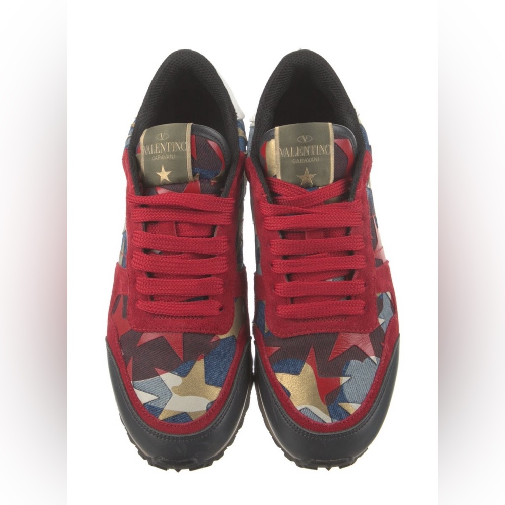Valentino Multicolor Camouflage Sneakers